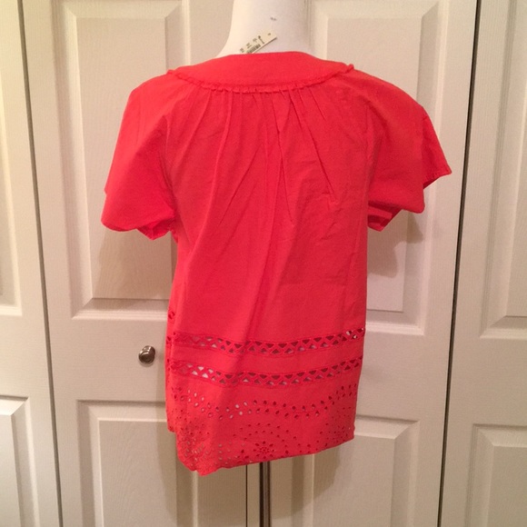 Madewell Eyelet Angelique top size S NWT - Picture 4 of 6